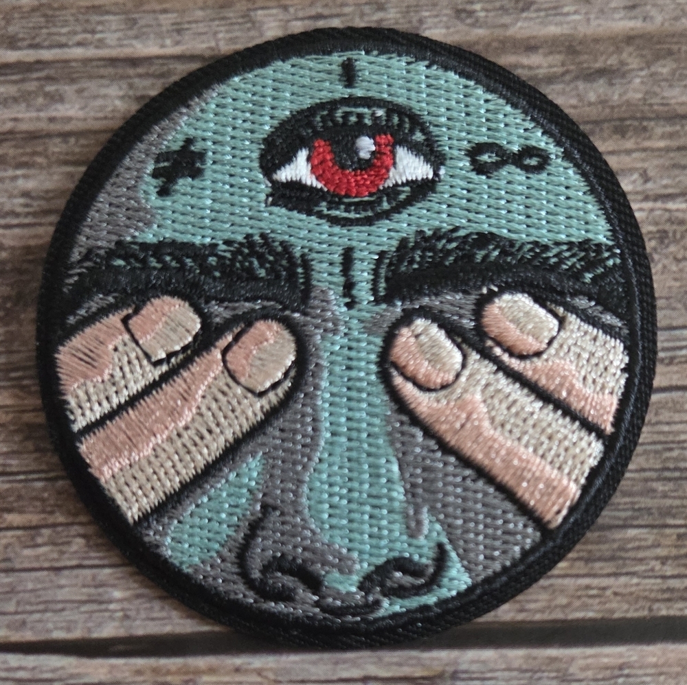 Third Eye Illuminati Conspiracy Theories New Age Occult Magick Iron on Patch